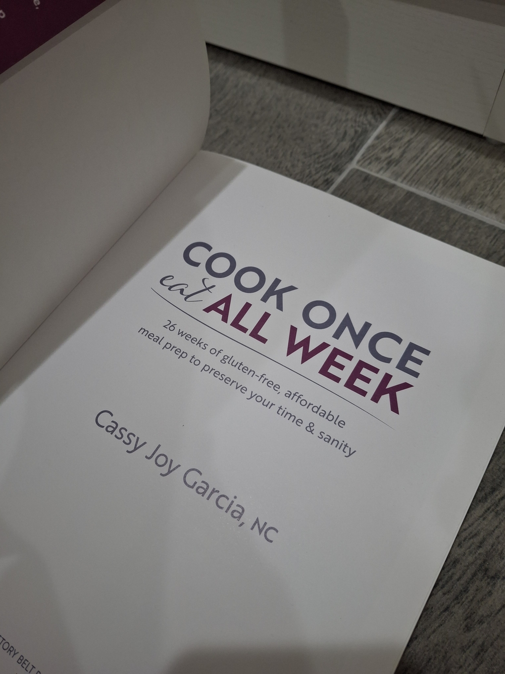 Cassy Joy Cook Book - Picture 4 of 6
